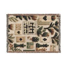 Game Night Woven Throw Blanket