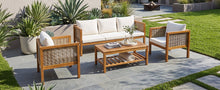 4-Piece Patio Sofa Set Outdoor Seating Group