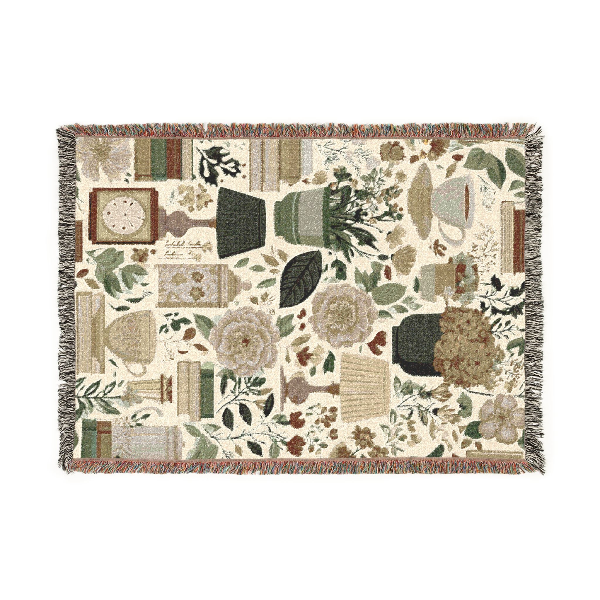 Tea & Comfort Woven Throw Blanket