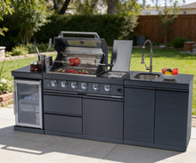 46-Inch 4-Burner Deluxe Stainless Steel Outdoor Kitchen Grill