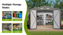 Outdoor Metal Storage Shed - 10x14 FT