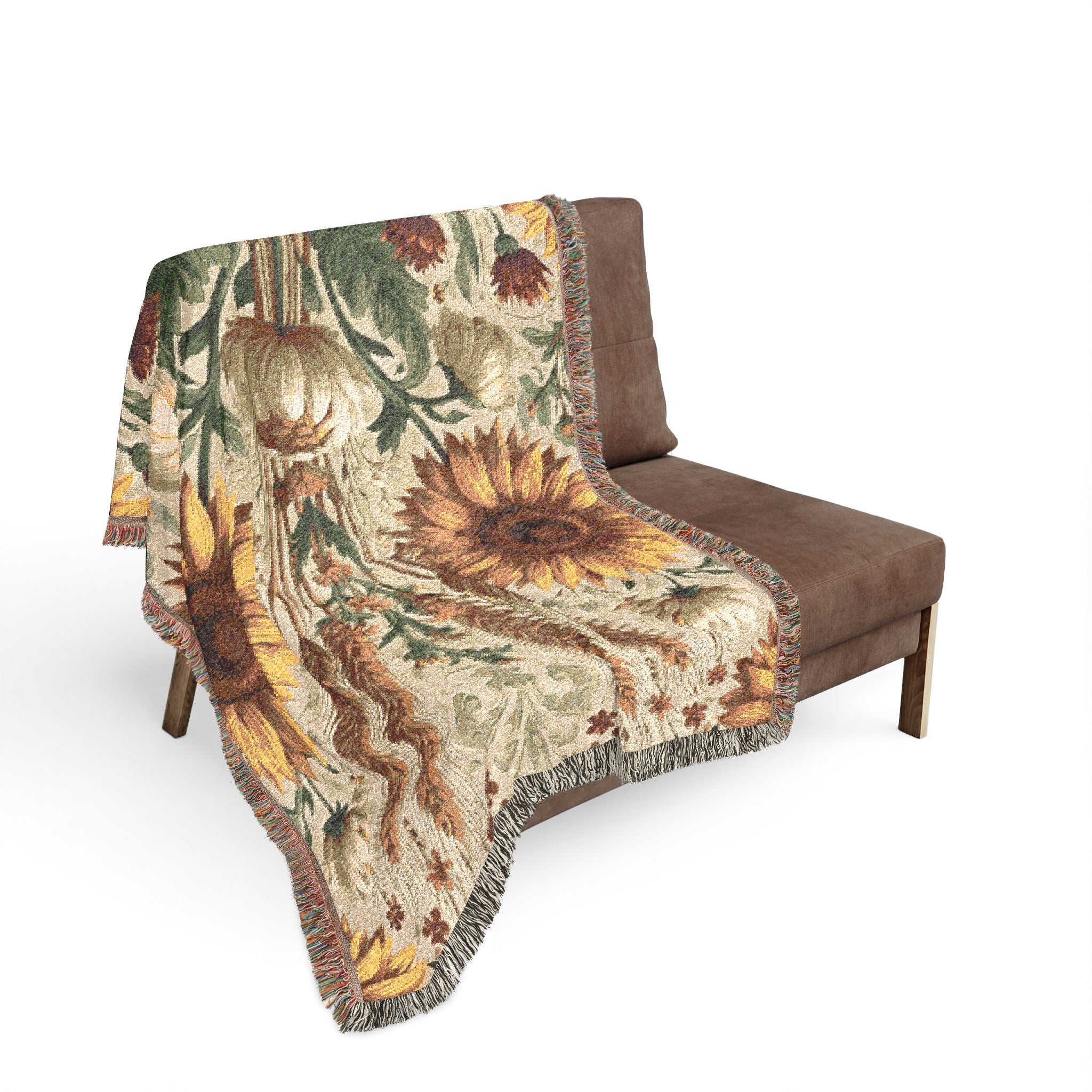Sunflower Meadow Woven Throw Blanket