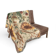 Sunflower Meadow Woven Throw Blanket