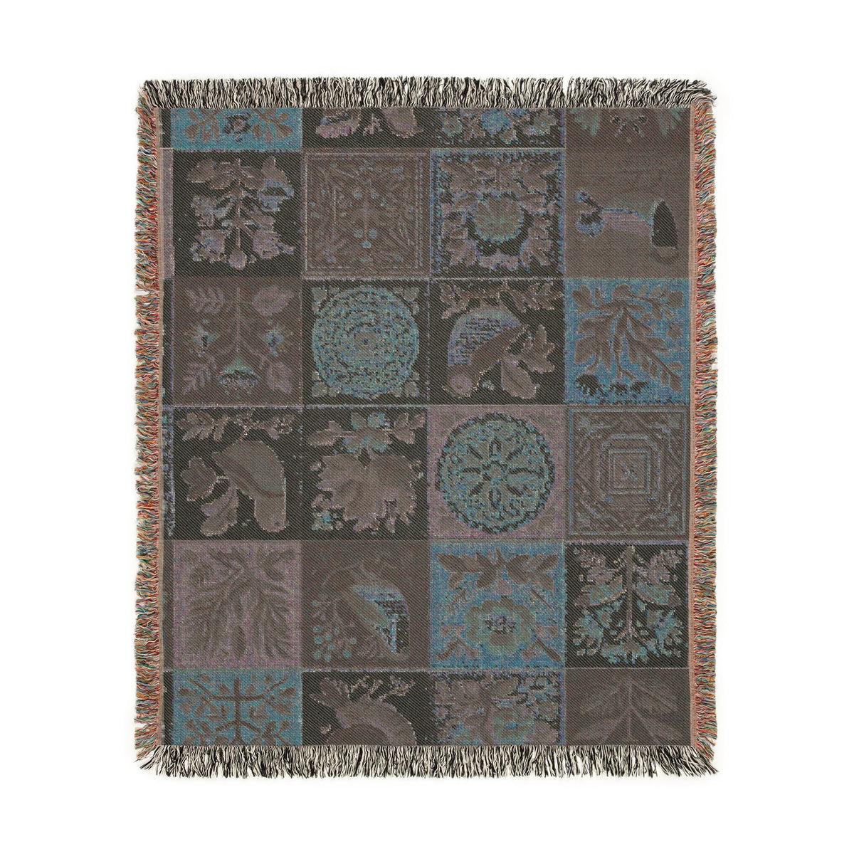 Heritage Quilt Woven Throw Blanket