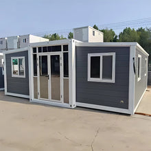 Creative Expandable Foldable House 3 Rooms Prefabricated Livable Modular Home