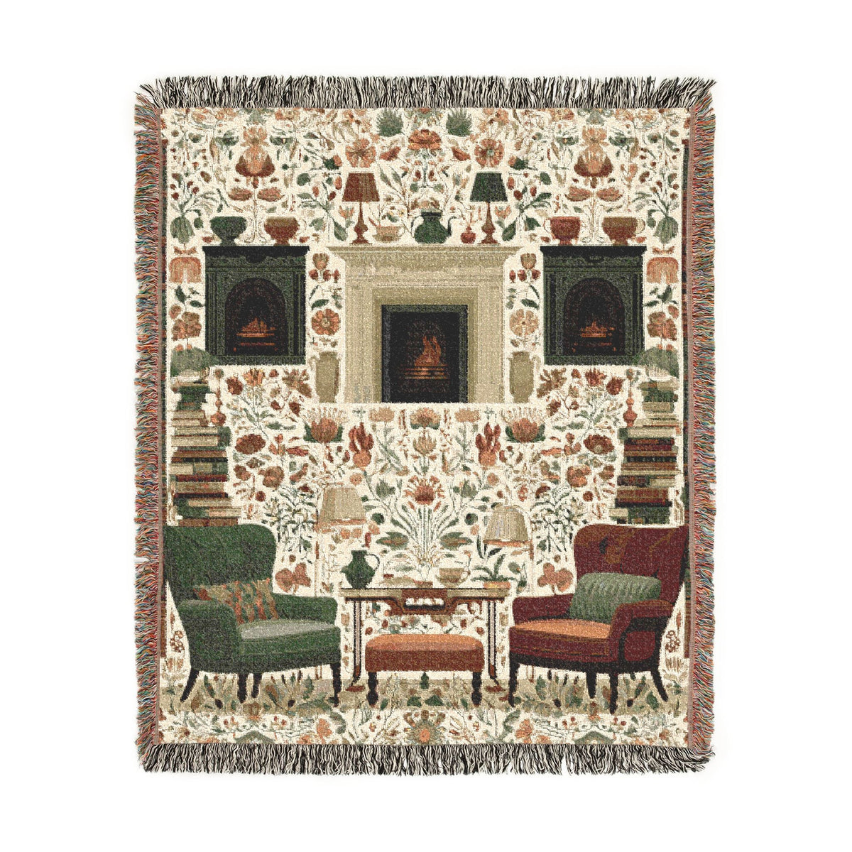 Reading Nook Woven Throw Blanket