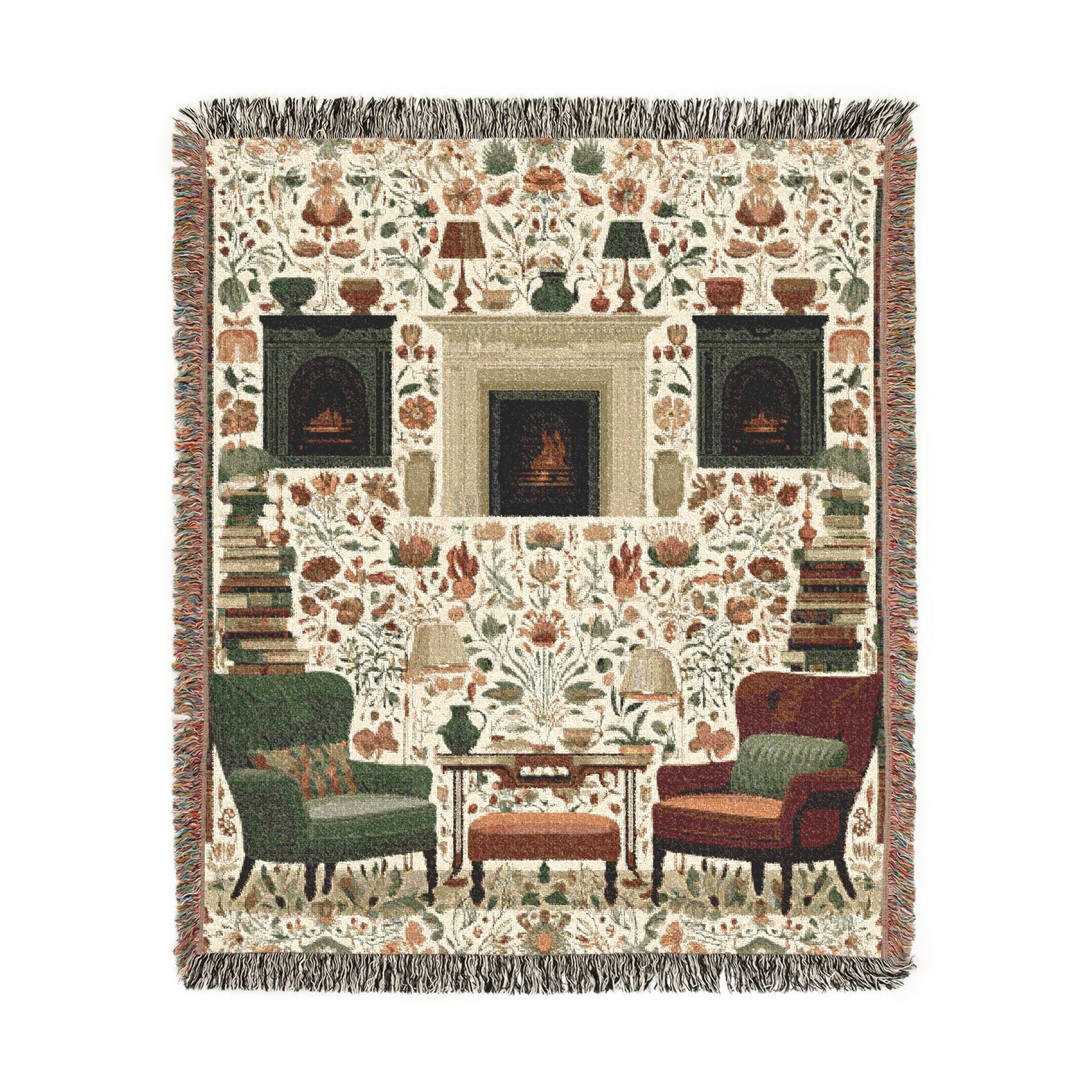 Reading Nook Woven Throw Blanket