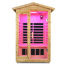 Two-Person Far Infrared Outdoor Sauna Room