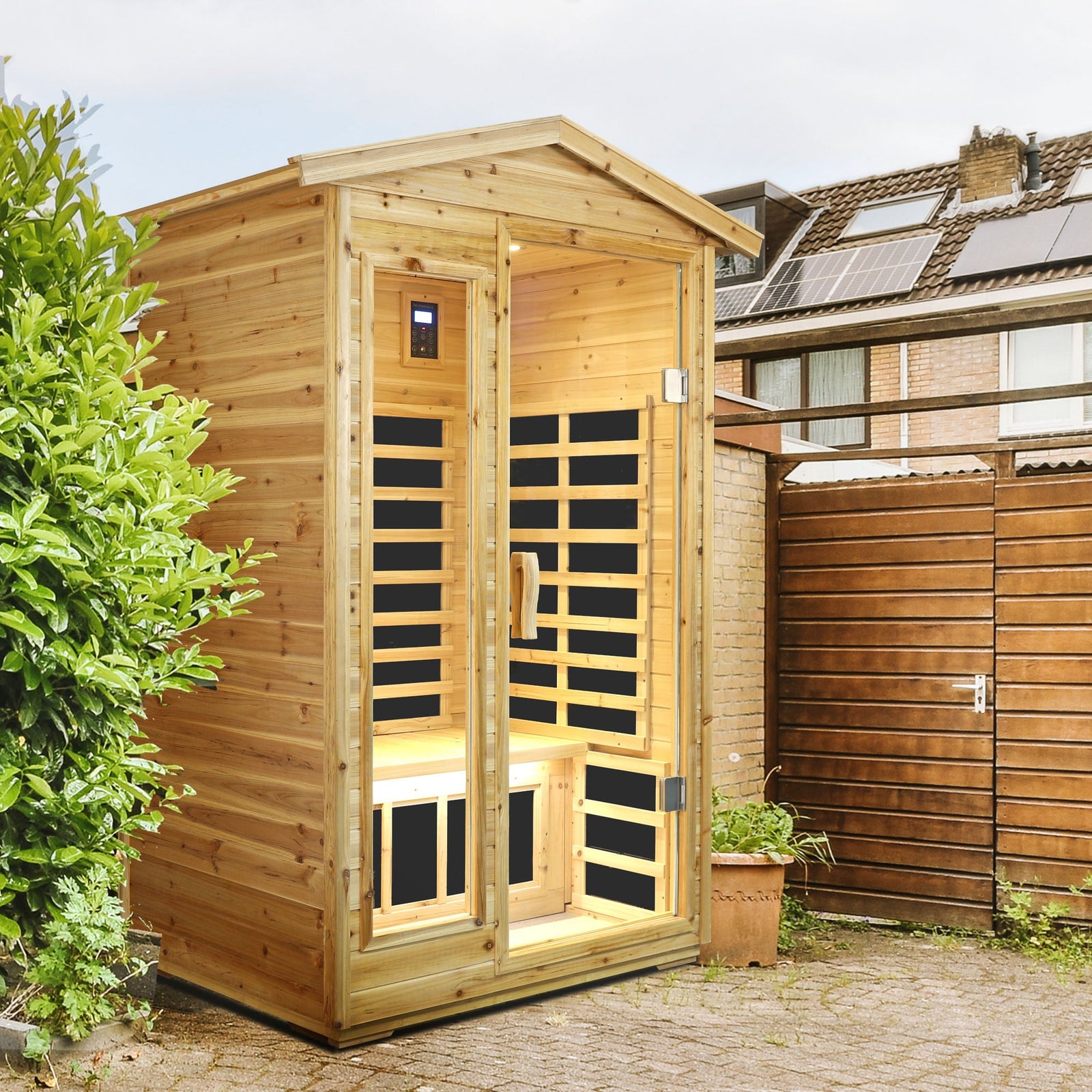 Two-Person Far Infrared Outdoor Sauna Room