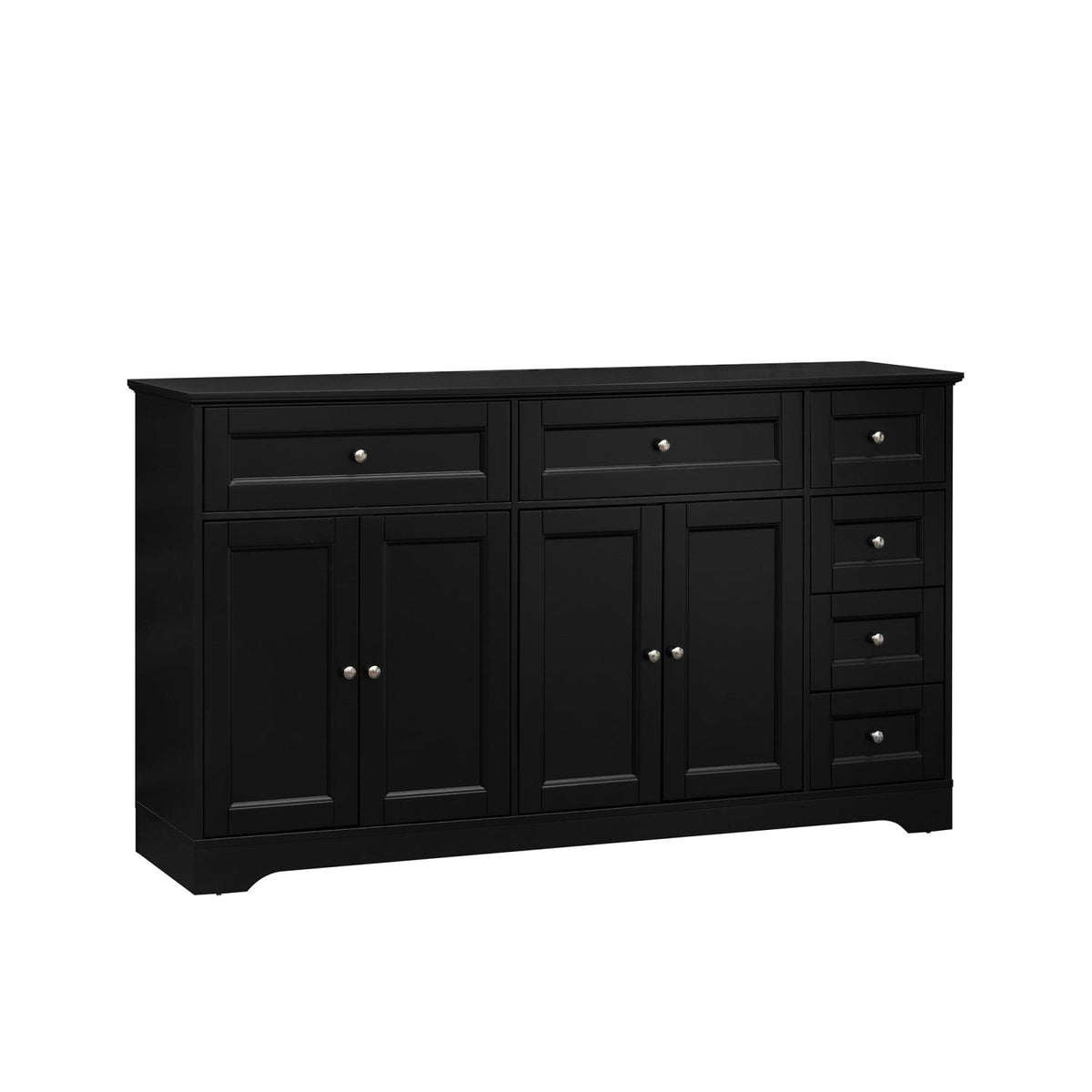59" Buffet Sideboard with 6 Drawers & 2 Cabinets