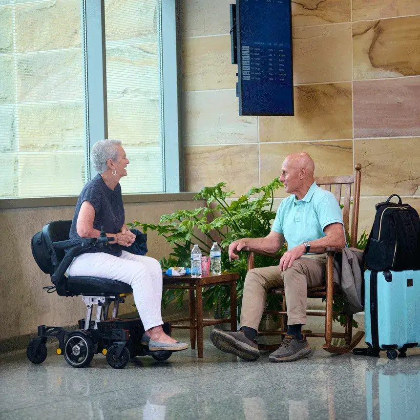 Buzzaround Carry On Folding Power Wheelchair - Travel-Ready