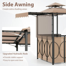 Grill Gazebo with Awning 3-Piece Outdoor BBQ Canopy