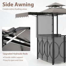 Grill Gazebo with Awning 3-Piece Outdoor BBQ Canopy