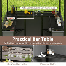 Grill Gazebo with Awning 3-Piece Outdoor BBQ Canopy