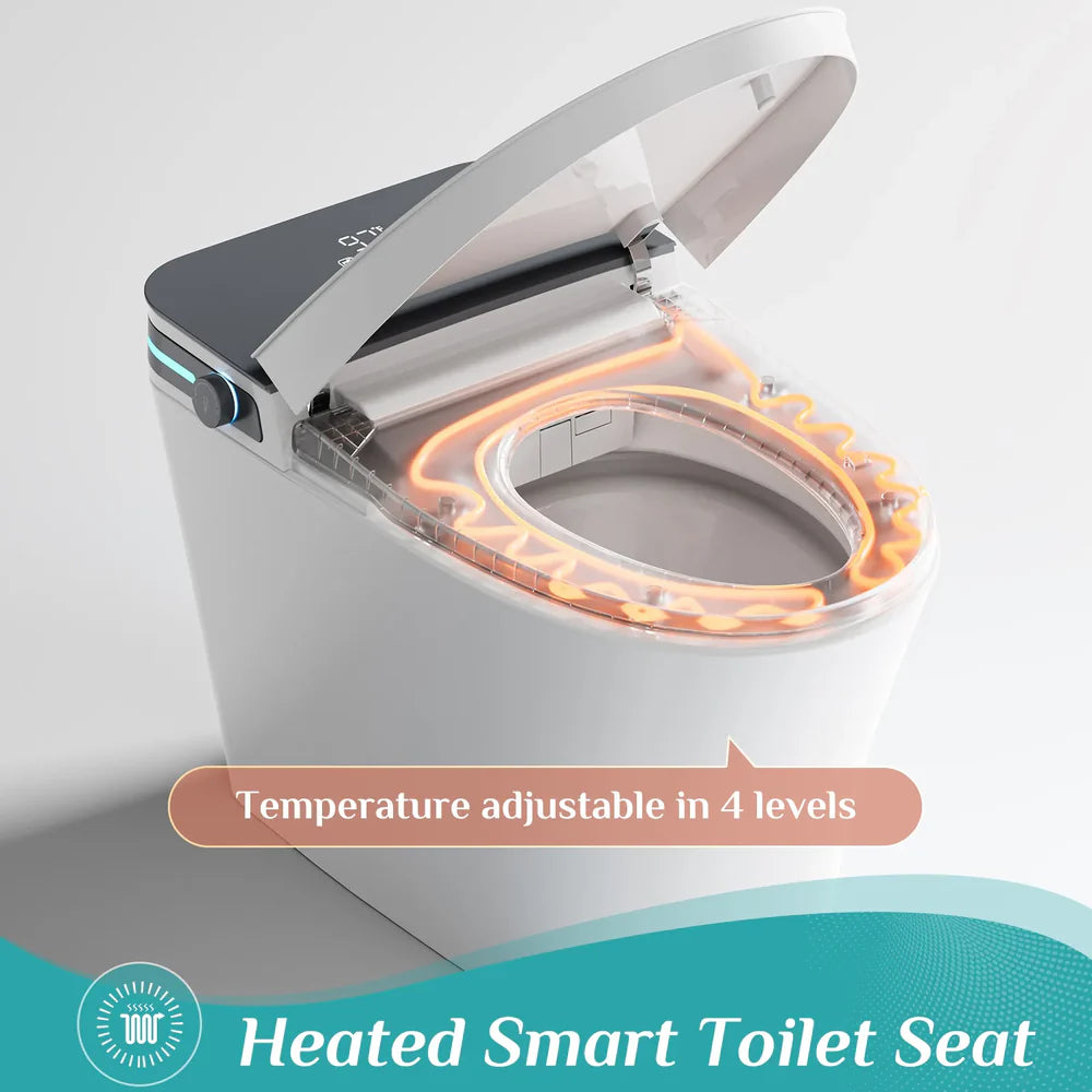 HOROW T37 Smart Bidet Toilet – 10" Rough-In, Automatic Flush & Heated Seat