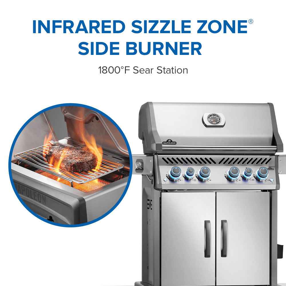 Rogue® PRO-S 525 RSIB Gas Grill with Infrared Side & Rear Burners