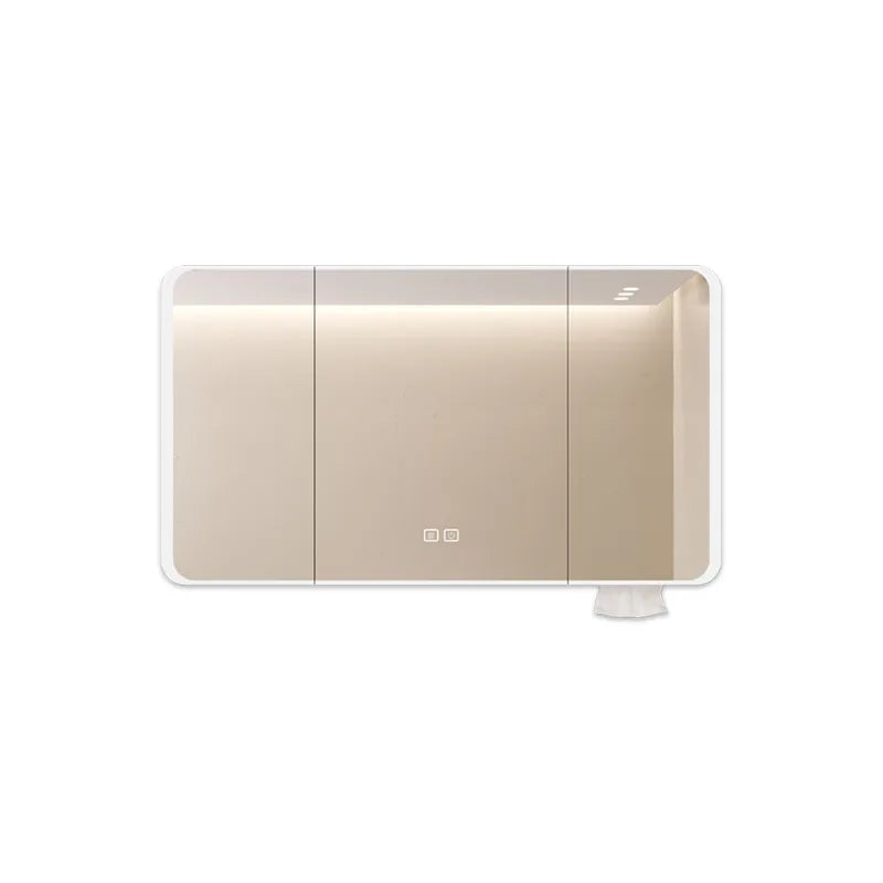 LED Bathroom Mirror Cabinet with Anti-Fog, Dimmable Lighting & Storage