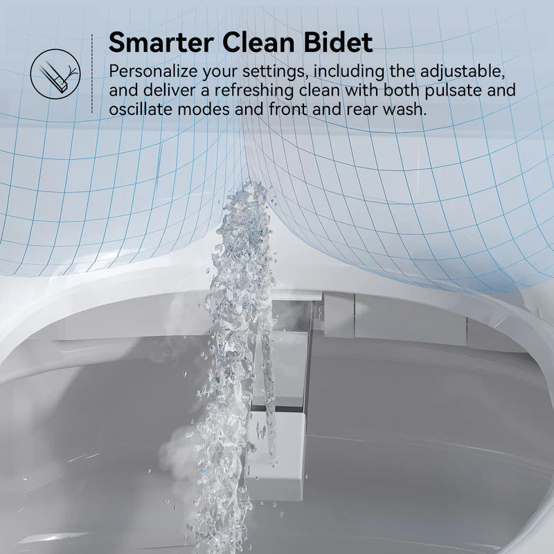 HOROW Smart Toilet Built-in Tank and Electric Booster Pump Model T03Pro