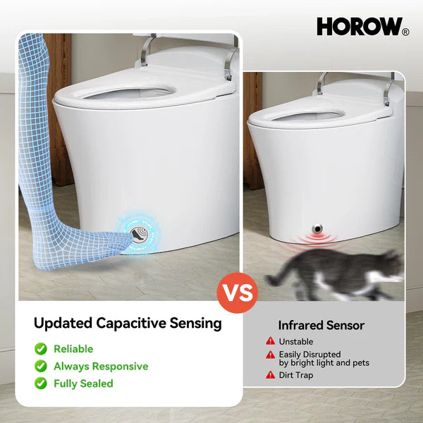 HOROW T10 Tankless Smart Toilet with Dual Flush and Cold Wash