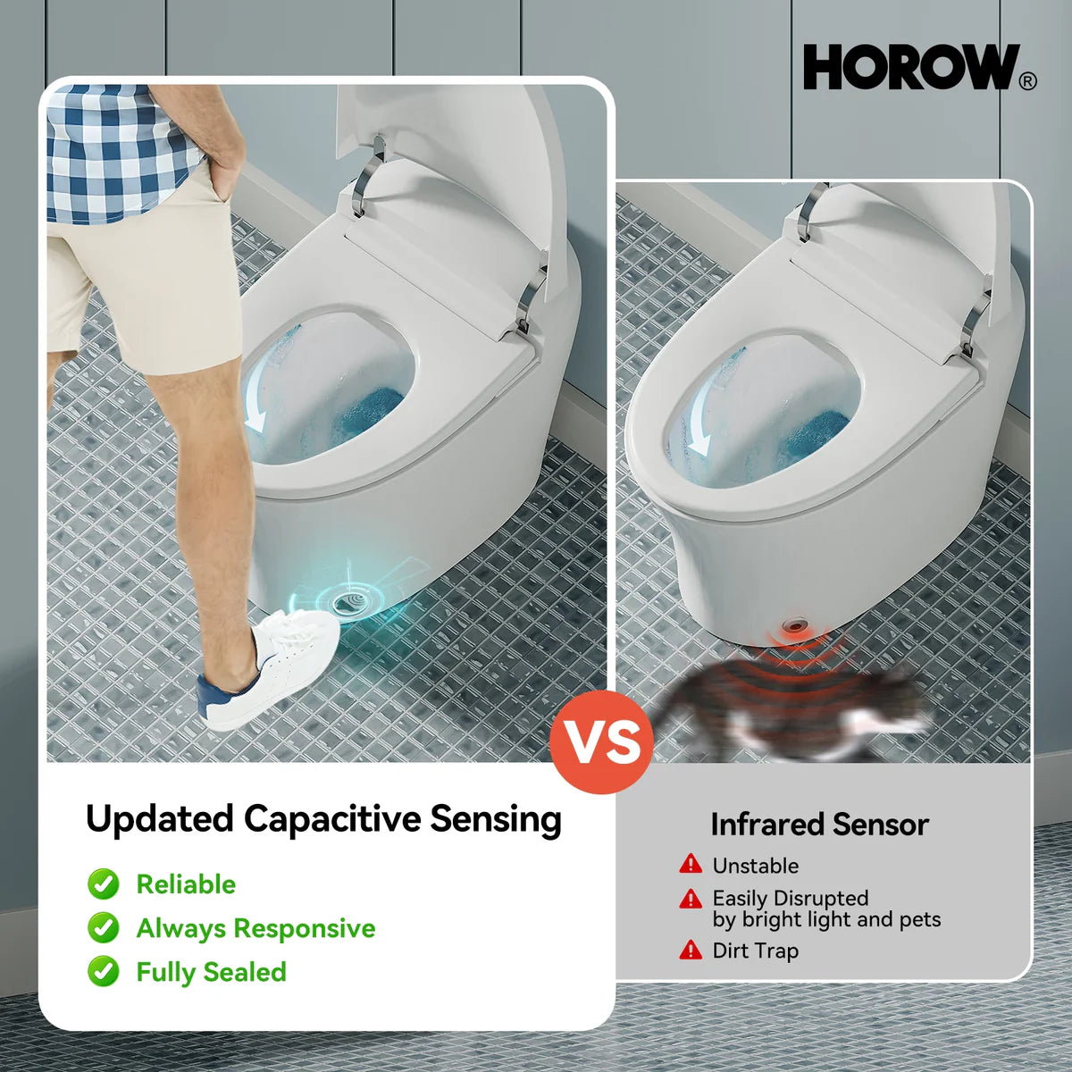 T16 Smart Bidet Toilet – Heated Seat, Tankless Design & Dual Flush