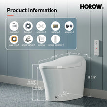 T16 Smart Bidet Toilet – Heated Seat, Tankless Design & Dual Flush