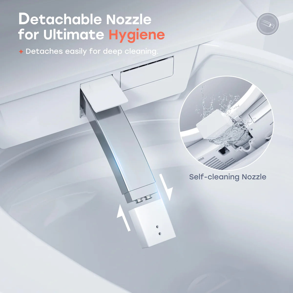 T33 Smart Bidet Toilet – ADA Compliant, Built-In Bidet & Automatic Flush