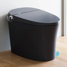 Black Smart Toilet with Bidet Seat For 12 Inch Rough In Model T36