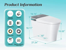 T37 Smart Bidet Toilet – 10" Rough-In, Automatic Flush & Heated Seat