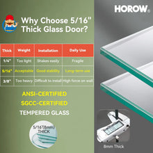 TE6076-MB Frameless Sliding Shower Door