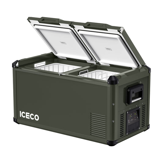 ICECO VL75ProD Olive 75L Heavy Duty 12V Fridge Freezer