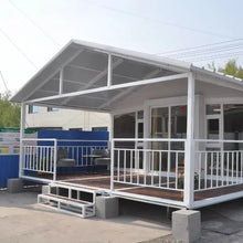Custom Expandable Prefabricated Modular Houses Double Wing Folding Box Activity Room with Bedroom Living Room Kitchen Bathroom