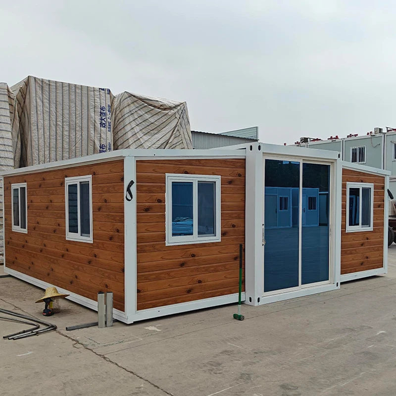 Creative Expandable Foldable House 3 Rooms Prefabricated Livable Modular Home