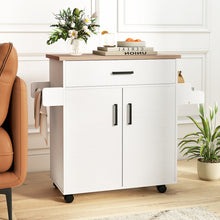 Kitchen Island Cart Rolling Kitchen Storage Island with Drawer