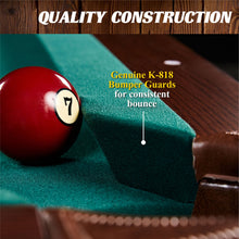 7.5 Ft Pool Table Set with Cue Rack & Dartboard, Green