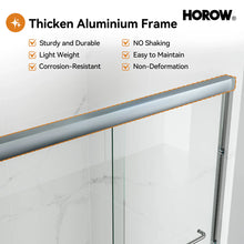 BE6072-BN Double Sliding Shower Door