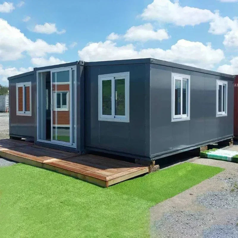 Ready Made 20Ft 40Ft Prefab Expandable Container House Luxury Tiny Prefabricated Villa 2 Bedroom 40 Ft Mobile Portable Home