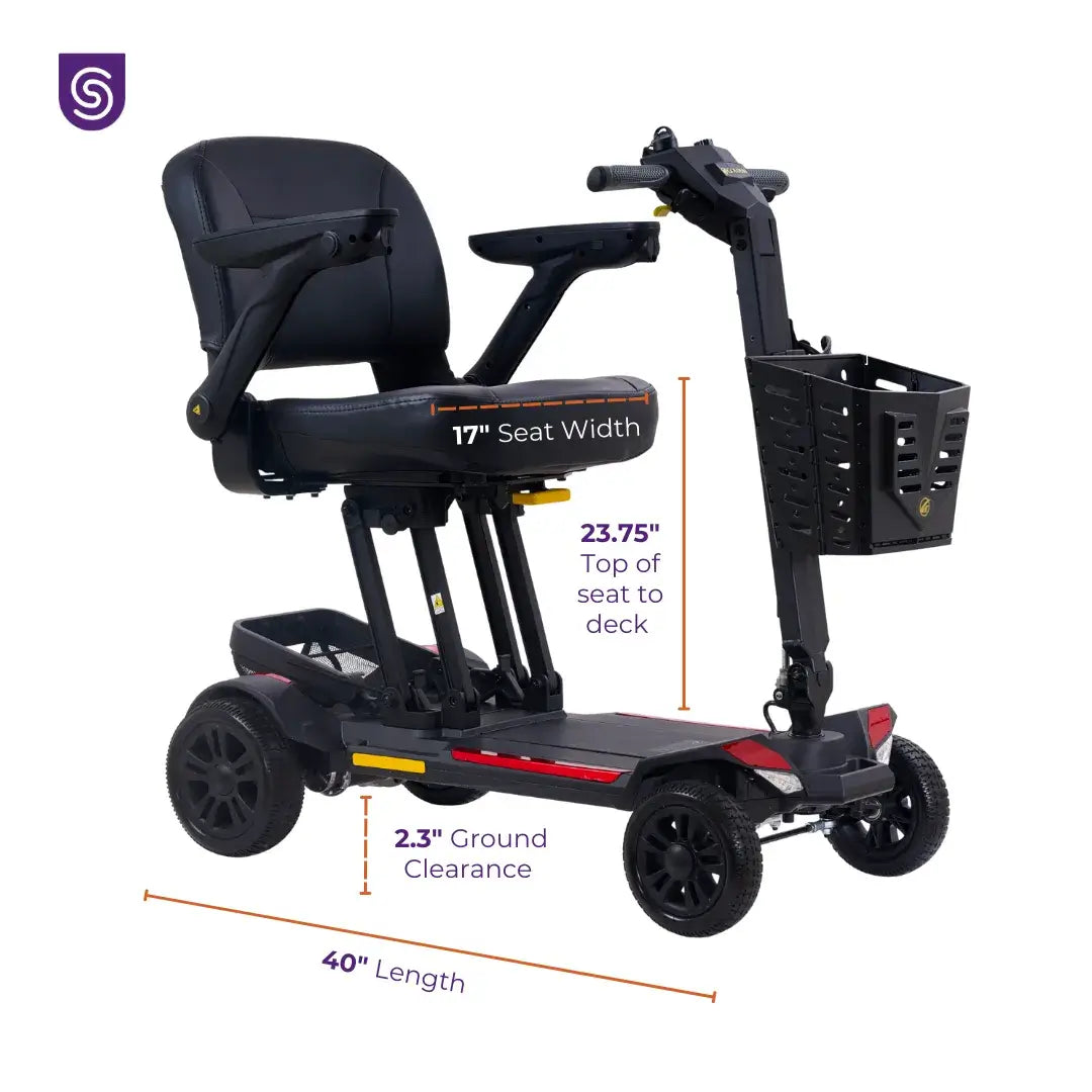 Buzzaround Carry On HD - 400lb Folding Mobility Scooter