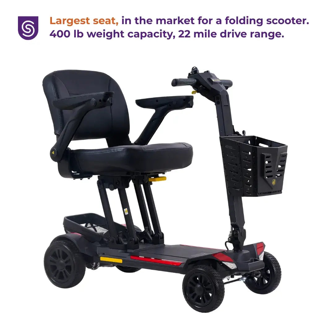 Buzzaround Carry On HD - 400lb Folding Mobility Scooter