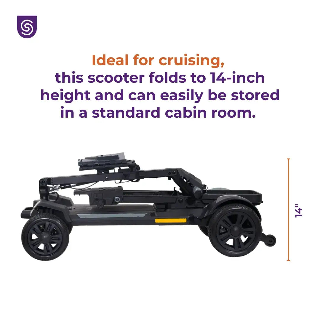 Buzzaround Carry On HD - 400lb Folding Mobility Scooter
