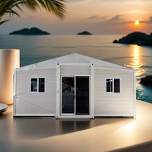 Custom Expandable Prefabricated Modular Houses Double Wing Folding Box Activity Room with Bedroom Living Room Kitchen Bathroom