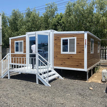 Creative Expandable Foldable House 3 Rooms Prefabricated Livable Modular Home