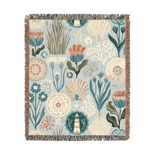 Coastal Calm Woven Throw Blanket