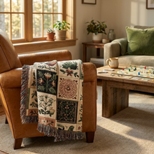 Heritage Quilt Woven Throw Blanket