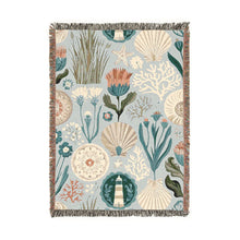 Coastal Calm Woven Throw Blanket
