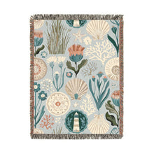 Coastal Calm Woven Throw Blanket