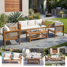 4-Piece Patio Sofa Set Outdoor Seating Group