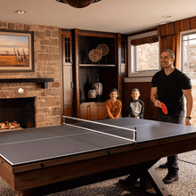 7 Ft 3 in 1 Multi Game Table, Dining Top Pool and Ping Pong Table Combo with Benches