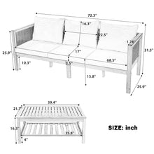 4-Piece Patio Sofa Set Outdoor Seating Group