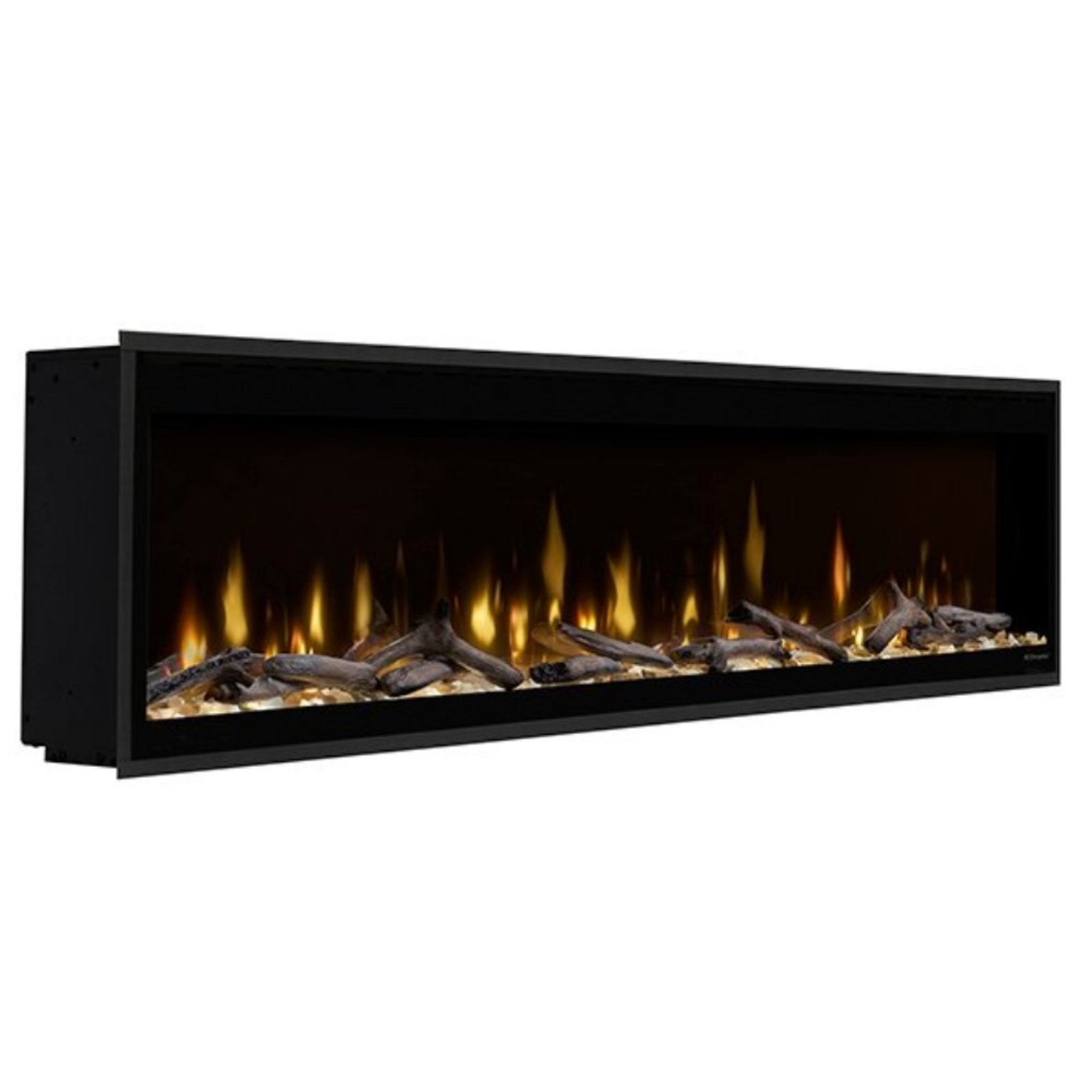 50-Inch Premium Built-In Linear Electric Fireplace with Trim Kit