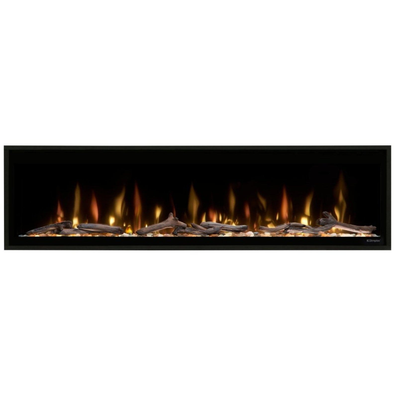 50-Inch Premium Built-In Linear Electric Fireplace with Trim Kit